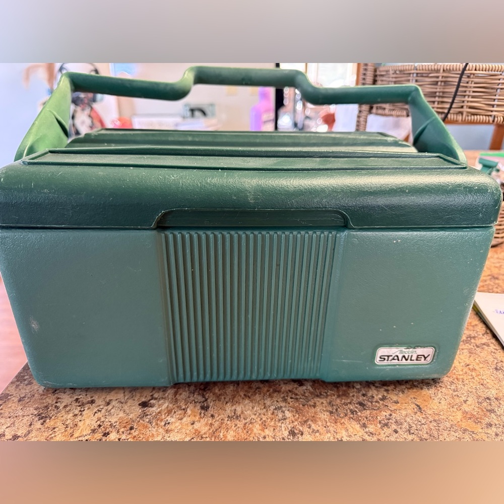 Vintage Stanley Green Lunch Box
